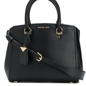 MICHAEL KORS large leather satchel